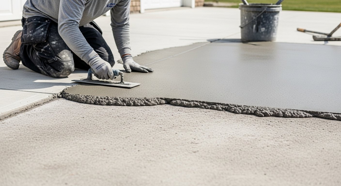 Concrete Repair example in Massillon, OH